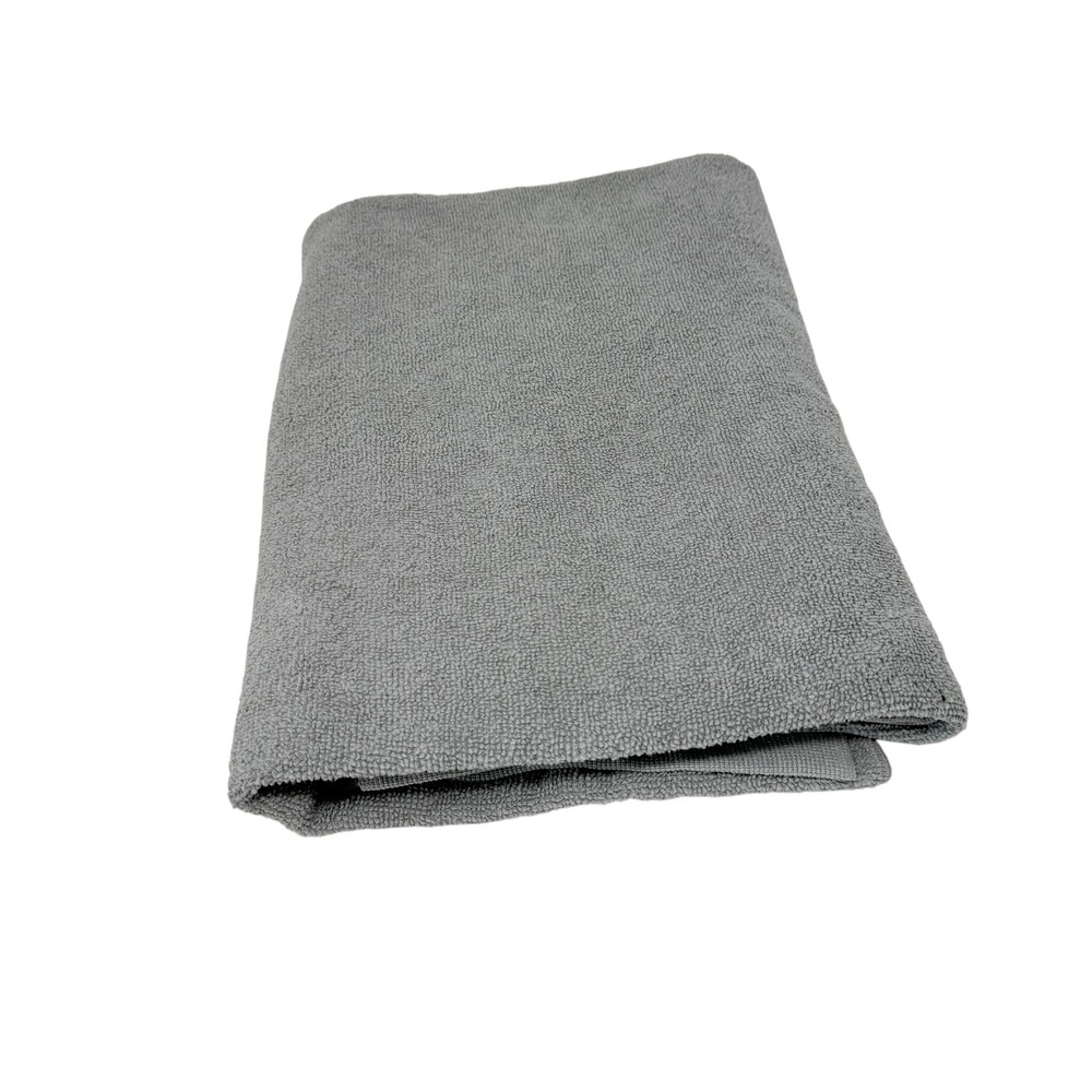 Norwek Bath Body Towels Graphite Grey Microfiber 28" x55" Full Size Hanging Loop